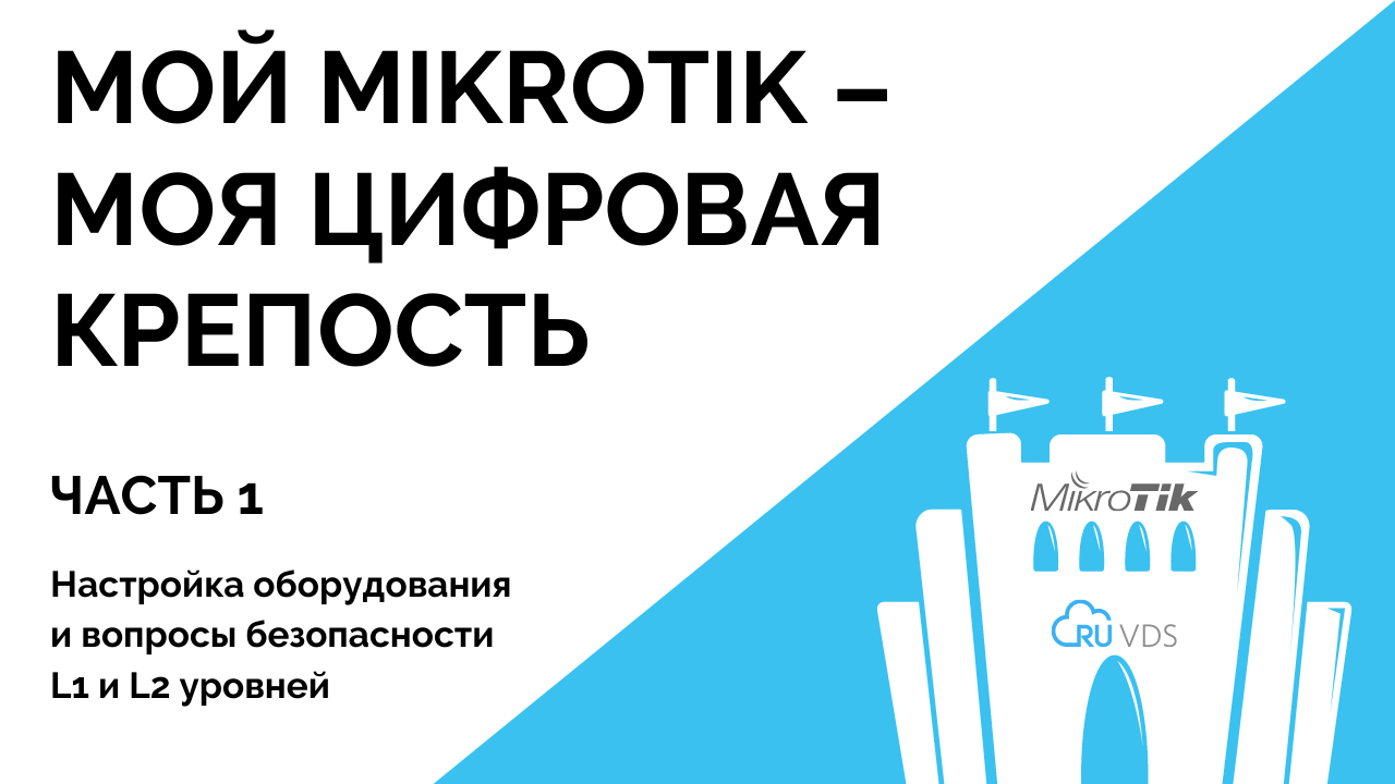 Мой MikroTik – моя цифровая крепость (часть 1) - 1