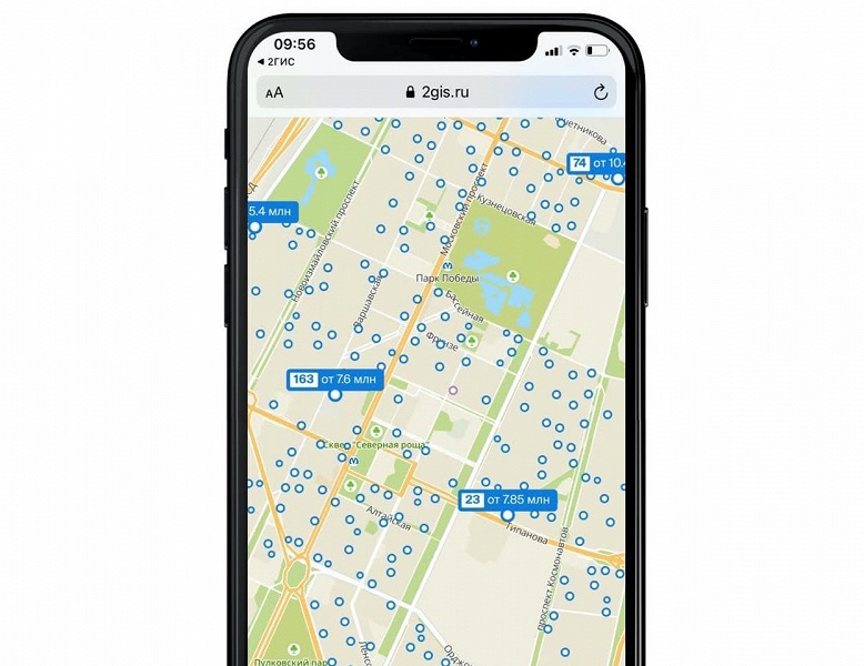 &laquo;Недвижимость&raquo; 2ГИС начала работать в мобильном браузере