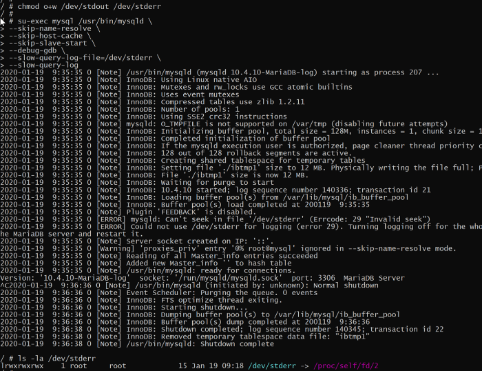 MySQL в Docker не может писать slow-логи в -dev-stderr - 10