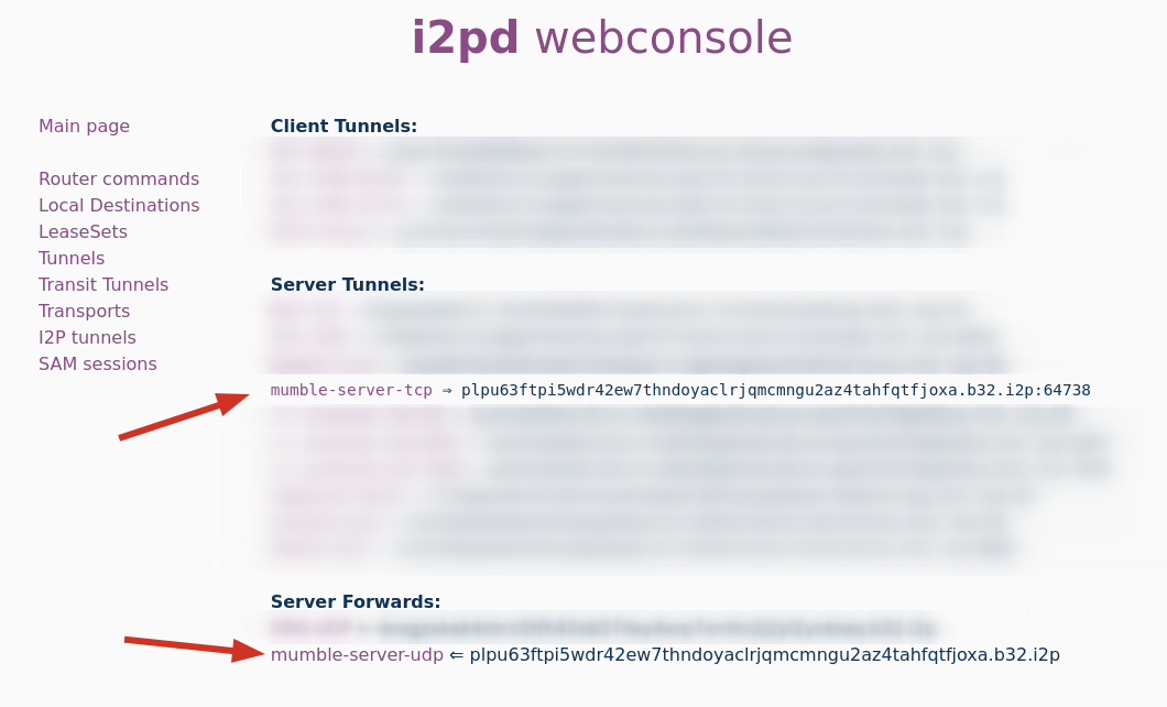 Аудиозвонки через I2P. Mumble - 2