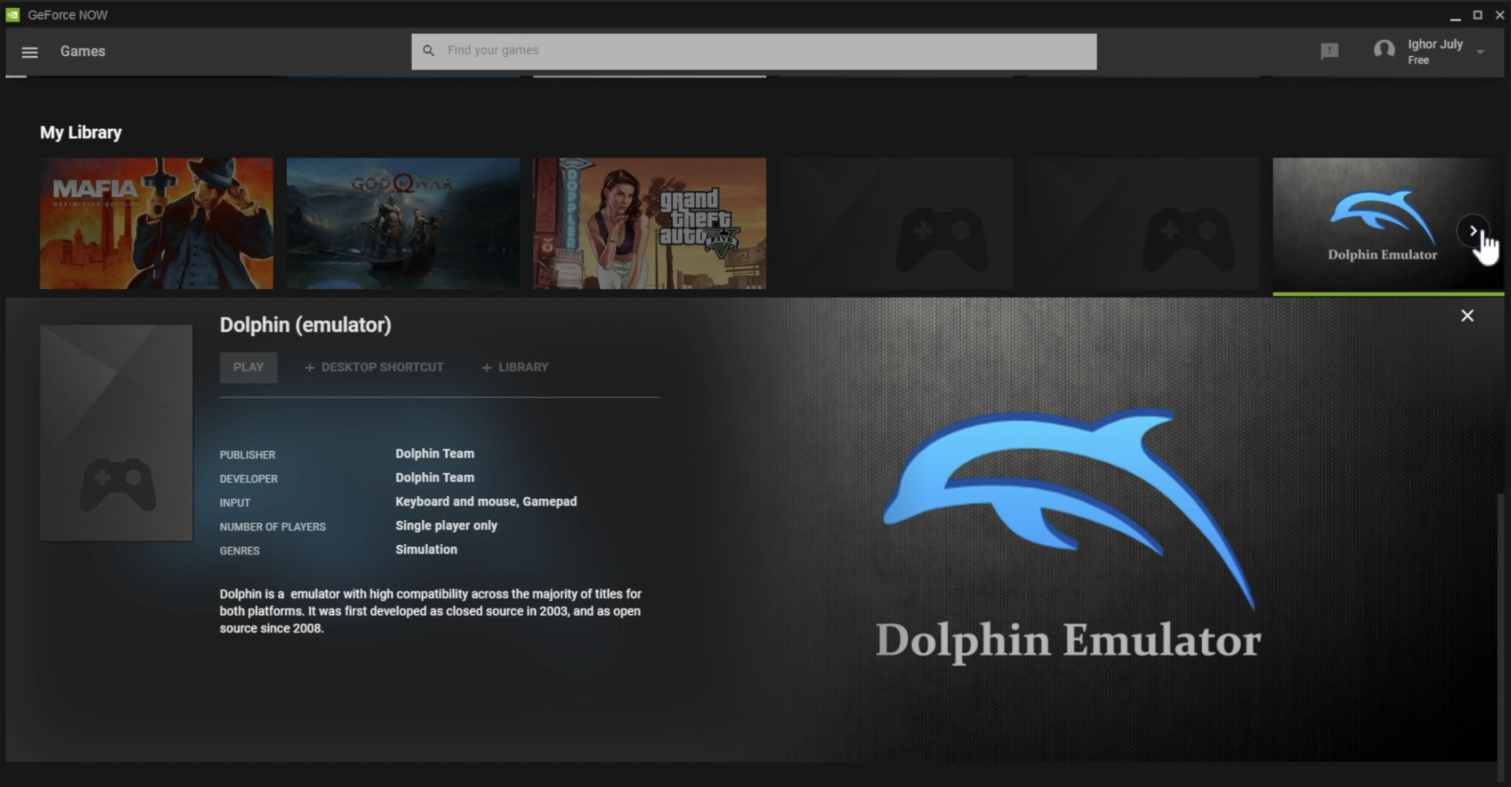 Dolphin Emulator