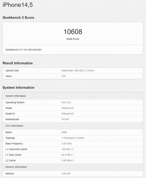 Обычные iPhone 13, как оказалось, сильно уступают моделям Pro в тестах GPU 