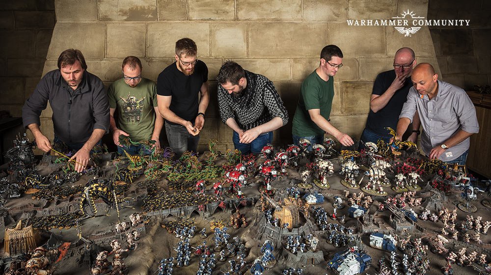 Как я спас компанию, заставив играть коллектив в настольные игры - 6 Фотография турнира по Warhammer 40000 - Apocalypse