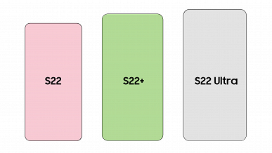Samsung Galaxy S22 наглядно сравнили с Galaxy S21 и iPhone 13. Пока сравнение только на рисунках