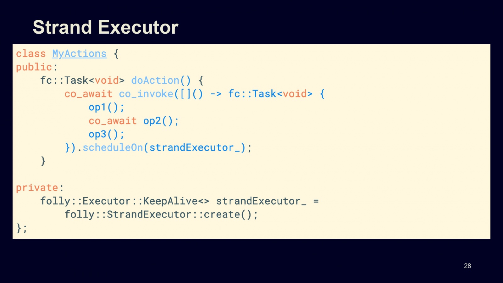 Асинхронность в С++20. Доклад в Яндексе - 24 Асинхронность в С++20. Доклад в Яндексе - 24
