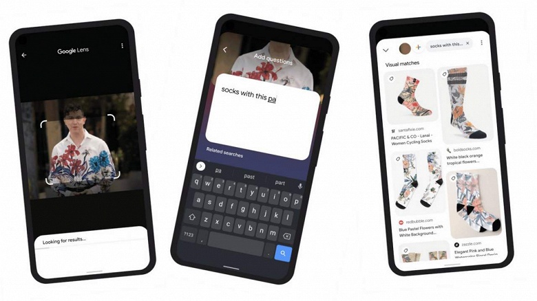 «Как починить эту штуку», «носки с таким же узором»: Google Объектив позволит обрабатывать комбинированные запросы из текста и изображений