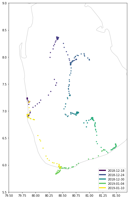 Посмотрите, как Google отслеживает ваше местоположение. С Python, Jupyter, Pandas, Geopandas и Matplotlib - 12