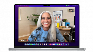 Apple стесняется «чёлки» в новых MacBook Pro. На большинстве рекламных материалов выреза попросту не видно