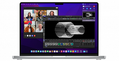 Apple стесняется «чёлки» в новых MacBook Pro. На большинстве рекламных материалов выреза попросту не видно