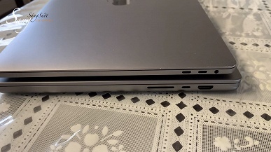 Новый MacBook Pro с чёлкой оказался очень толстым. Опубликовано сравнение с 15-дюймовым MacBook Pro