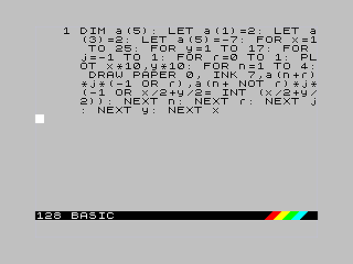 Задачки по программированию на BASIC для ZX Spectrum - 3