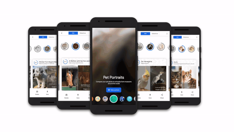 Ну вылитый Шарик! Google поможет найти &laquo;двойника&raquo; питомца на мировых шедеврах