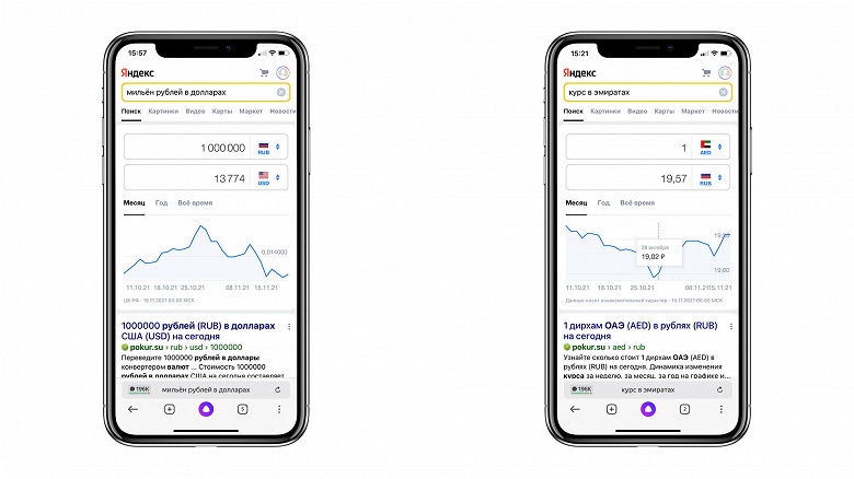Большое обновление конвертера валют Яндекса — добавились денежные единицы ещё 114 стран - 2 Большое обновление конвертера валют Яндекса — добавились денежные единицы ещё 114 стран