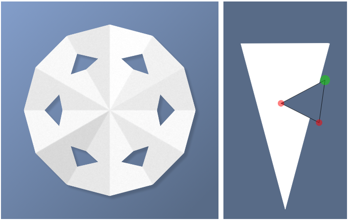 Paper Snowflake Maker — онлайн-утилита для ручного создания снежинки из бумаги