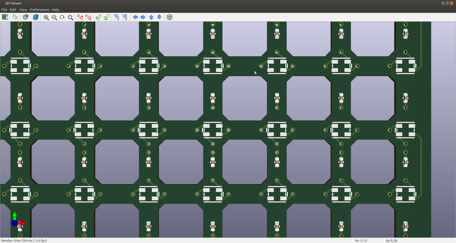 Разводка регулярных структур в KiCAD: путь лентяя - 18 image