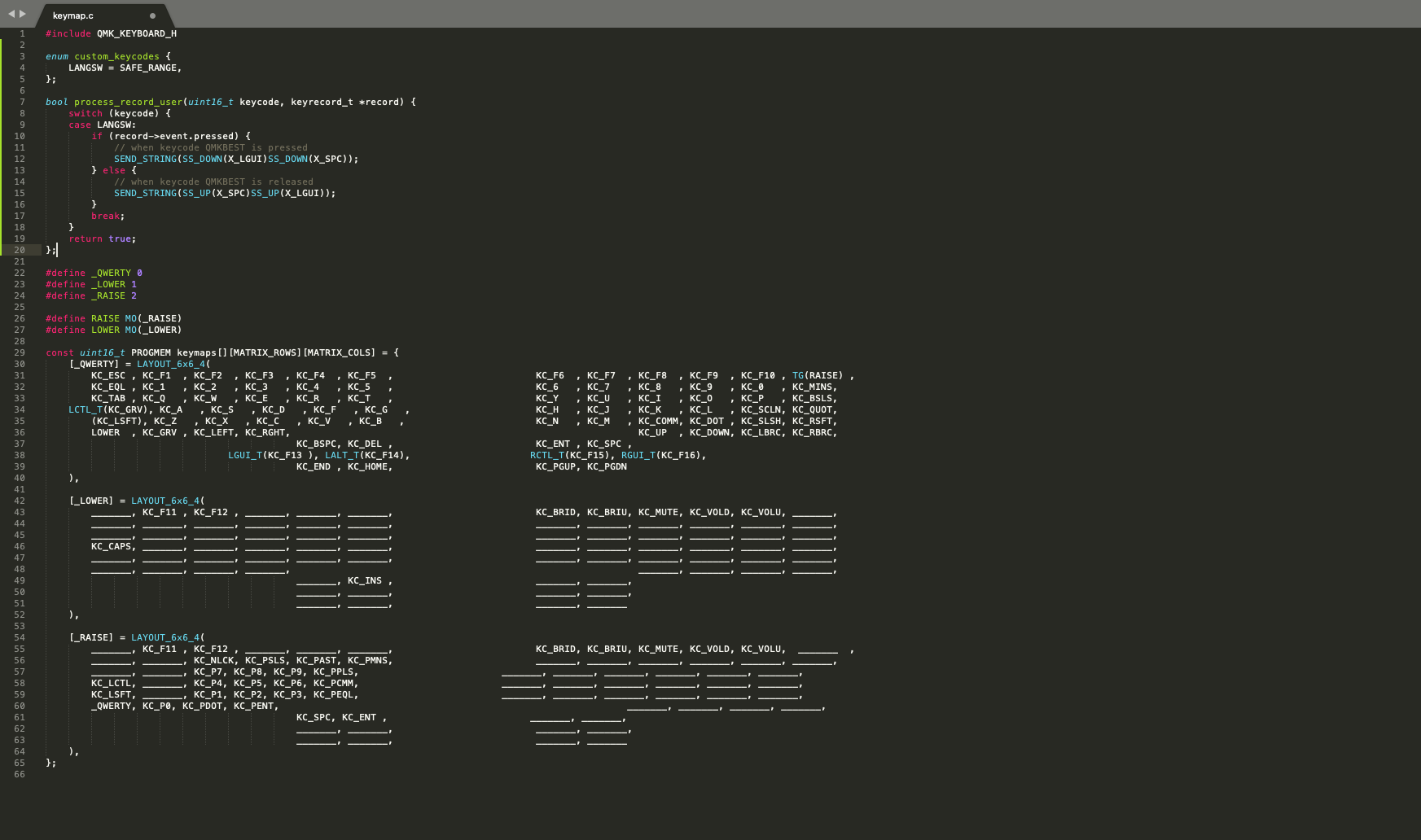 Создание и опыт использования клавиатуры Dactyl LightCycle - 20