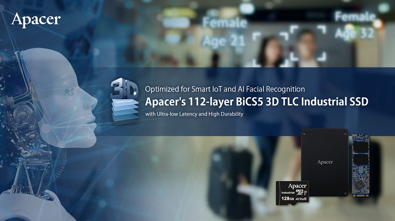Apacer использует в промышленных картах памяти 112-слойную флеш-память BiCS5