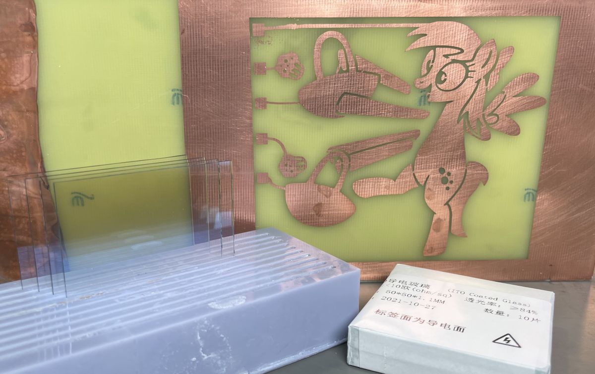 Изготавливаем самодельный электролюминесцентный индикатор - 5 Изготавливаем самодельный электролюминесцентный индикатор - 5