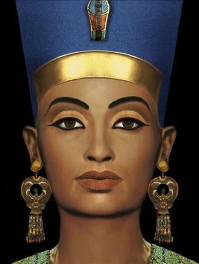 Реконструкция внешнего вида Нефертити после томографии бюста