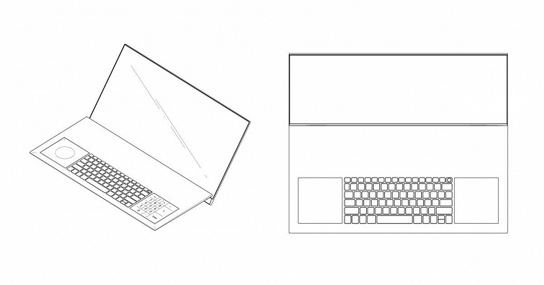 Ноутбук со сверхширокоформатным экраном и двумя сенсорными панелями. LG запатентовала необычный мобильный ПК
