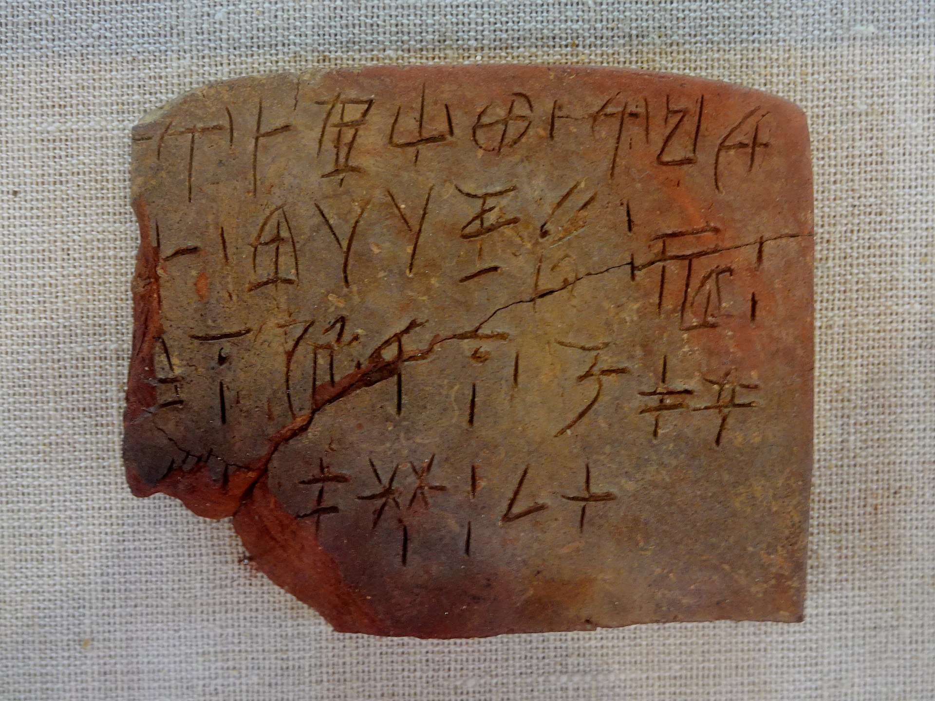 Надпись Линейным письмом А Надпись Линейным письмом А