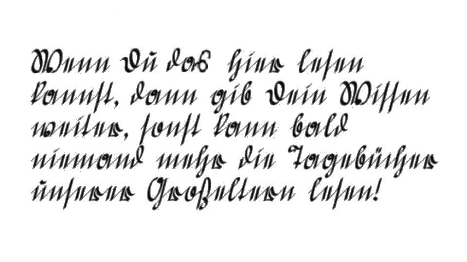 Готический курсив Зюттерлина (начало ХХ века). Не зная немецкого, в этих знаках латиницу можно опознать с большим трудом Готический курсив Зюттерлина (начало ХХ века). Не зная немецкого, в этих знаках латиницу можно опознать с большим трудом