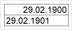 В Microsoft Excel 1900 год всё ещё високосный В Microsoft Excel 1900 год всё ещё високосный
