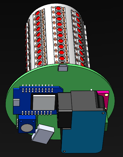 3D-модель лампы без корпуса и рассеивателя 3D-модель лампы без корпуса и рассеивателя