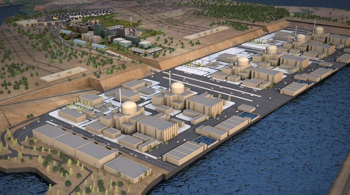 АЭС Джайтапур (проект) с шестью EPR-1600 АЭС Джайтапур (проект) с шестью EPR-1600