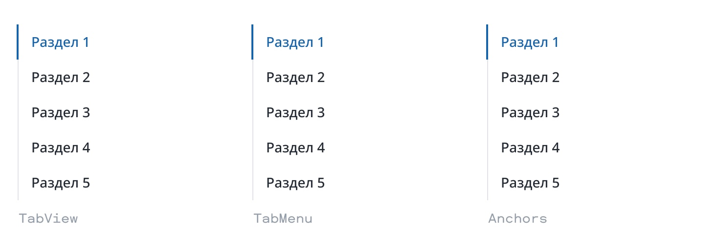 Одинаковые компоненты — разная специализация - 3