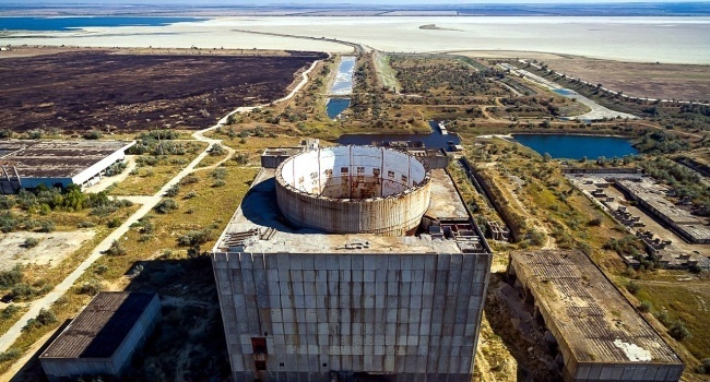 Вид на первый энергоблок Крымской АЭС [27] 