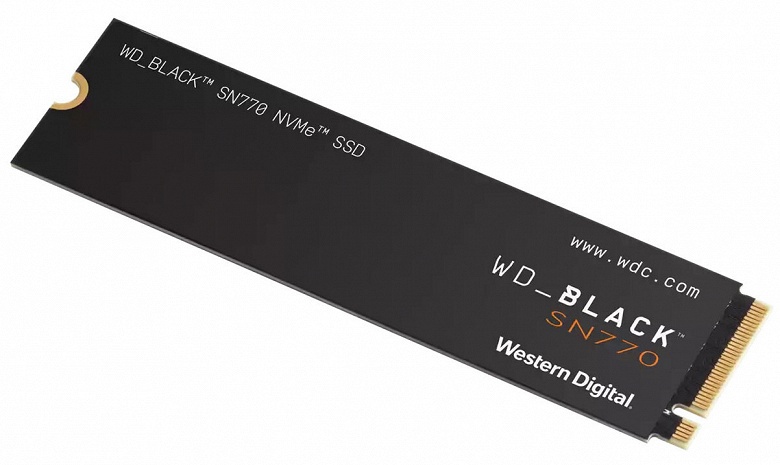 В твердотельных накопителях WD Black SN770 не используется кеширование в DRAM - 1 В твердотельных накопителях WD Black SN770 не используется кеширование в DRAM