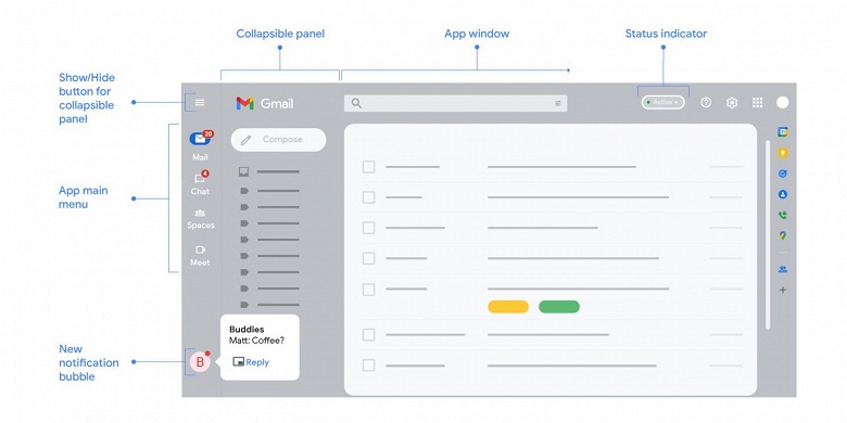 Google перезапустила дизайн Gmail для простых пользователей