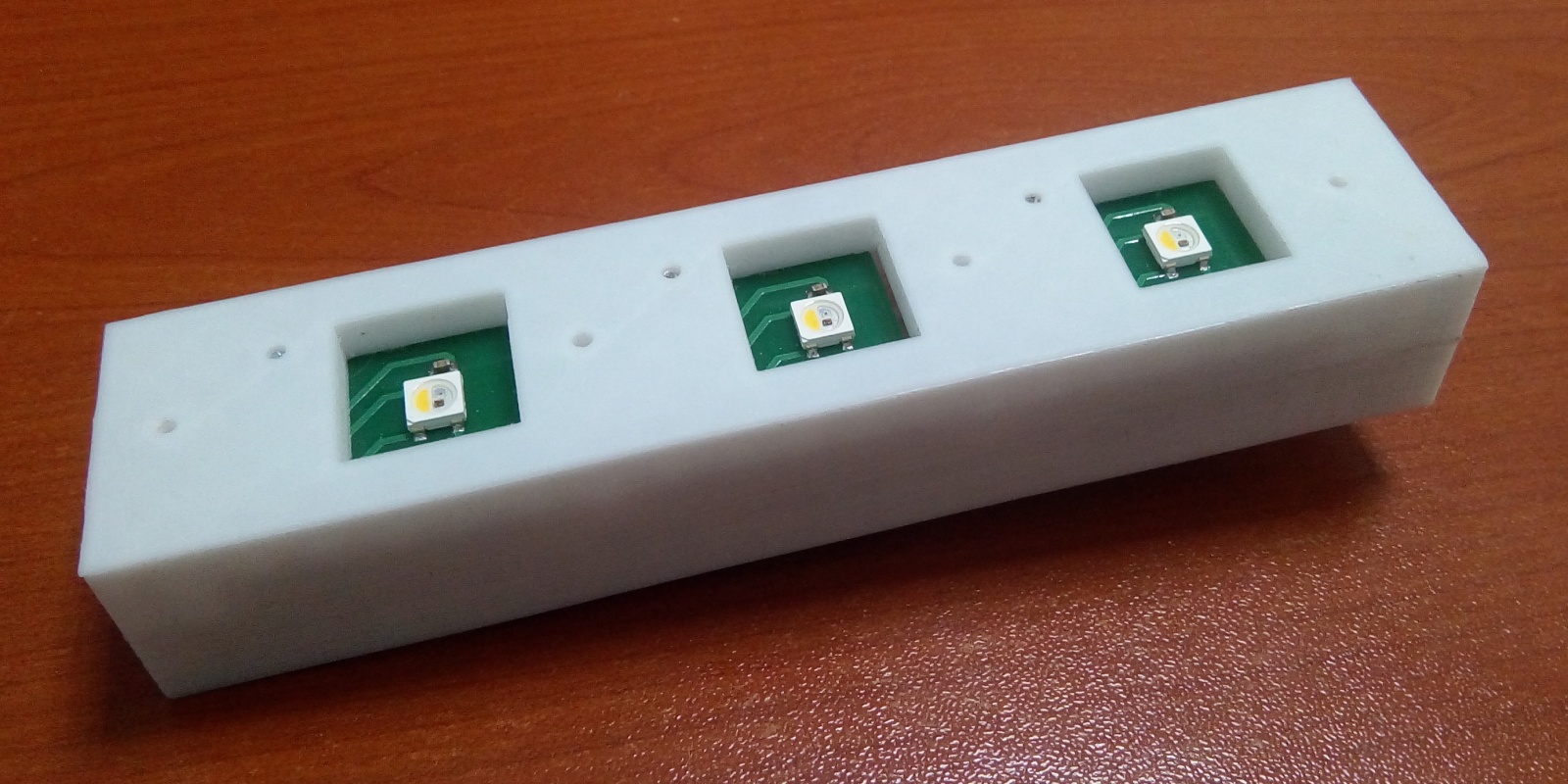 Вид со стороны излучателей Вид со стороны излучателей