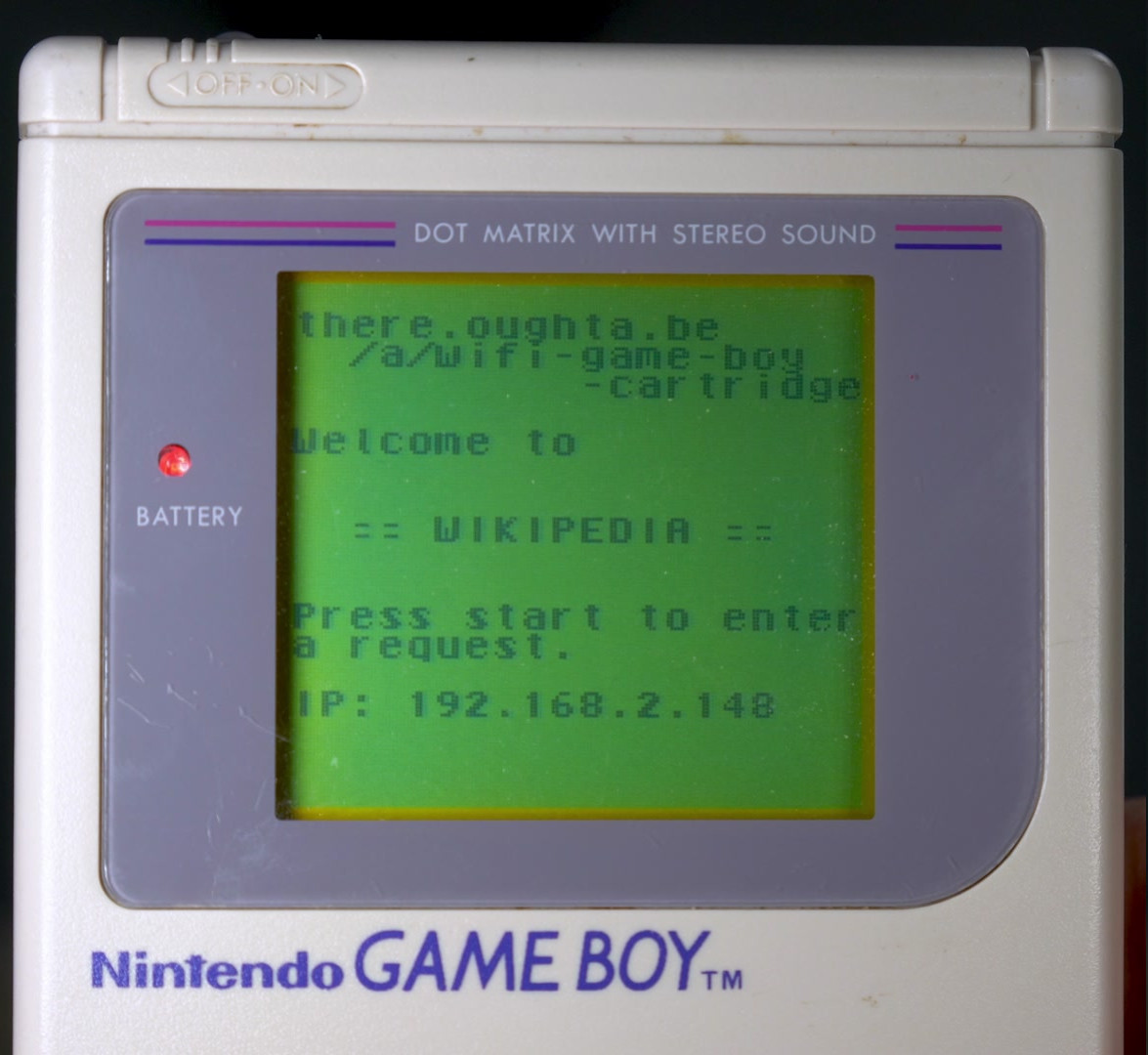 Разрабатываем картридж для Game Boy с Wi-Fi - 1
