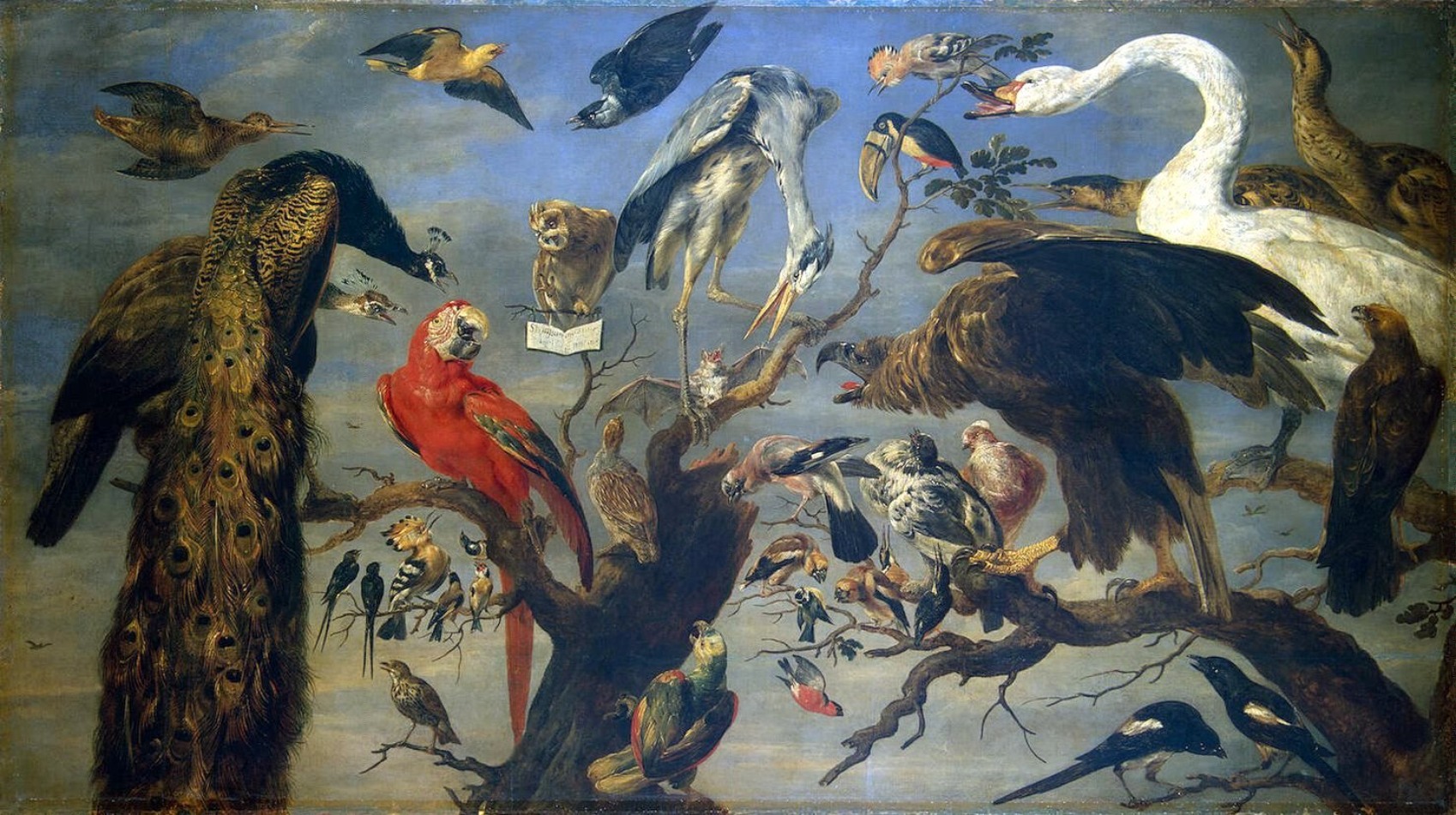 Птичий концерт, Франс Снейдерс. Около 1630-1640г