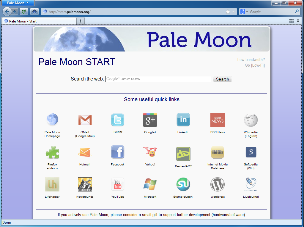 Pale Moon, open-source форк Mozilla Firefox, продолжает развиваться: особенности и возможности браузера - 3