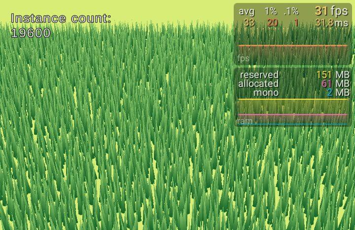 Делаем траву в Unity при помощи GPU Instancing - 8