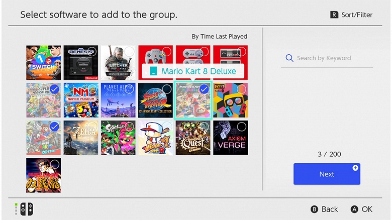 Спустя пять лет владельцы Nintendo Switch получили функцию группировки игр по папкам