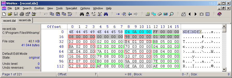 Извлечение истории воспроизведения из медиабиблиотеки проигрывателя Winamp - 2 Извлечение истории воспроизведения из медиабиблиотеки проигрывателя Winamp - 2