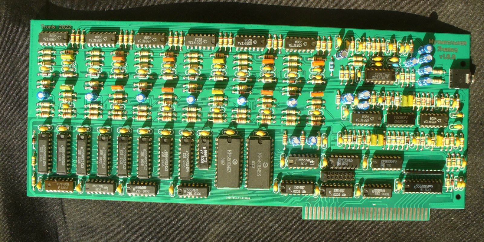 Копия по мотивам «ячейки звукового синтеза Агат» для IBM PC-XT — «музыкальная ячейка» - 12 Копия по мотивам «ячейки звукового синтеза Агат» для IBM PC-XT — «музыкальная ячейка» - 12