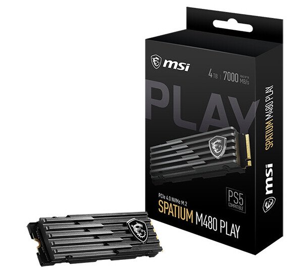 Представлен твердотельный накопитель MSI Spatium M480 Play 