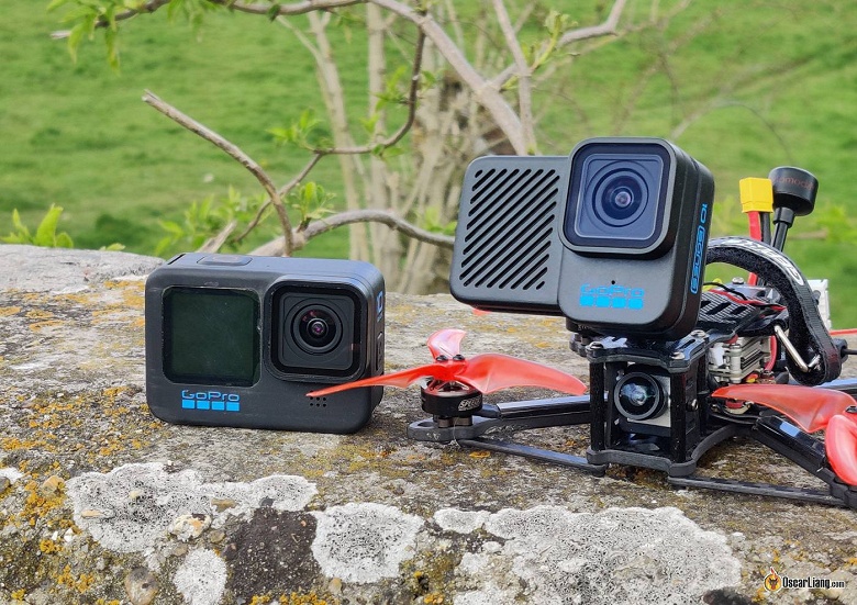 GoPro «выкинула» из Hero10 Black аккумулятор, экран, динамики и продаёт всё это за 500 долларов. Представлена Hero10 Black Bones для FPV-дронов