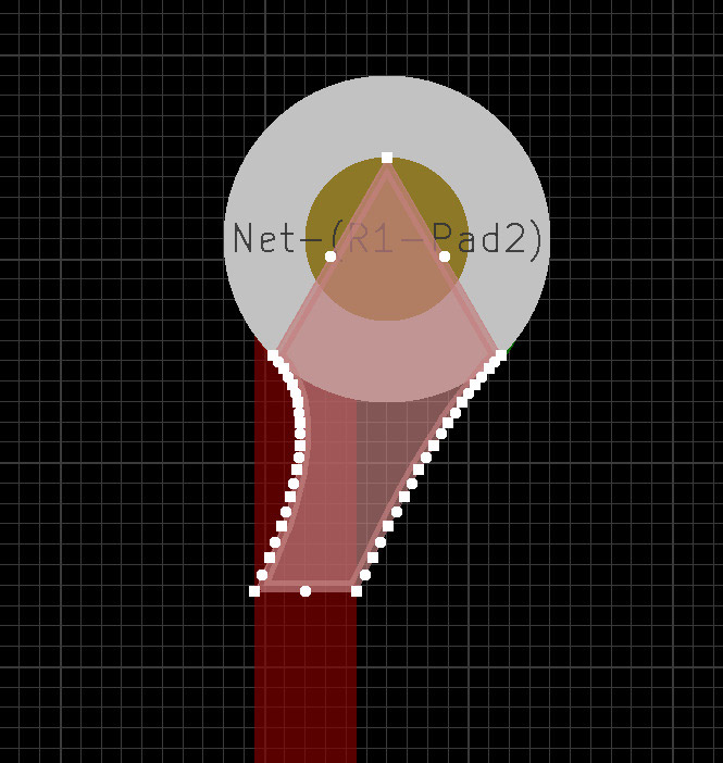 KiCad: скругление дорожек и создание каплевидных падов - 16