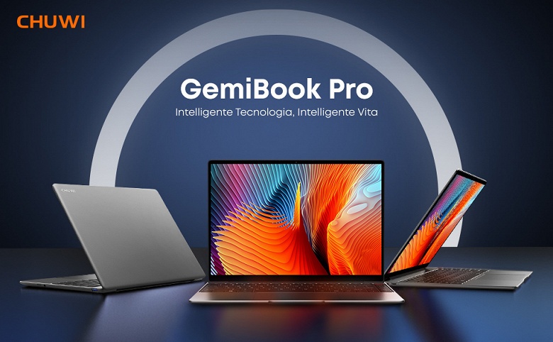 300-долларовый ноутбук с экраном 3 : 2 разрешением 2K, массой 1,5 кг и 10-нанометровым CPU Intel. Представлен новый Chuwi GemiBook Pro