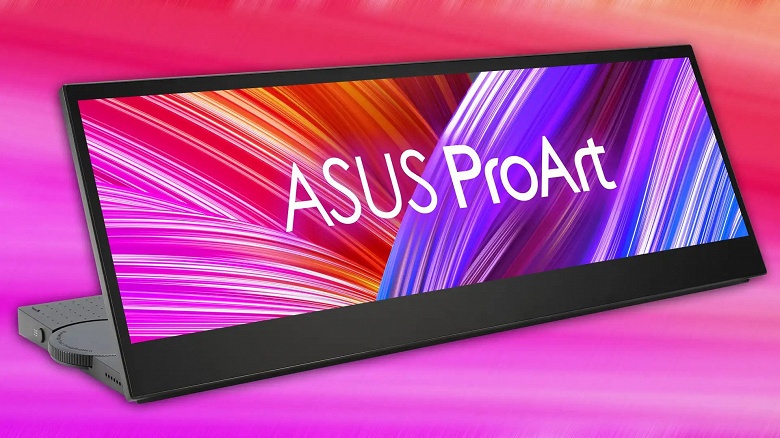 Портативный монитор с соотношением сторон 32 : 9. Asus показала ProArt Display PA147CDV