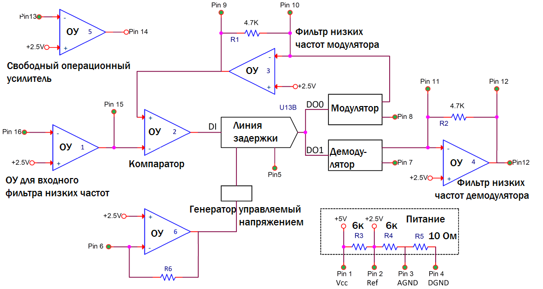 Цифровая линия задержки аудиосигнала PT2399 - 13 Цифровая линия задержки аудиосигнала PT2399 - 13