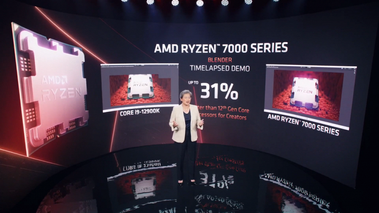 16-ядерный Ryzen 7000 с лёгкостью разгромил Core i9-12900K. AMD показала, на что способен будущий флагман