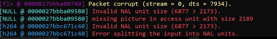Рис. 17 Лог ошибки для video.flv Рис. 17 Лог ошибки для video.flv