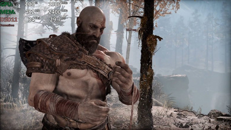 Технология AMD FSR 2.0 творит чудеса. С ее помощью встроенный GPU Radeon 660M 6-ядерного процессора в Ryzen 5 6600H выдает 30 FPS в игре God of War при разрешении Full HD - 1 Технология AMD FSR 2.0 творит чудеса. С ее помощью встроенный GPU Radeon 660M 6-ядерного процессора в Ryzen 5 6600H выдает 30 FPS в игре God of War при разрешении Full HD